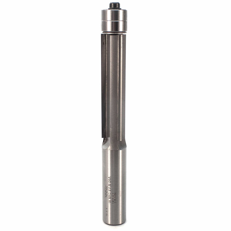 Three Flute Flush Trim Router Bit with Double Bearing - 1/2" SH - Diameter:1/2" - Cutting Length:2"
